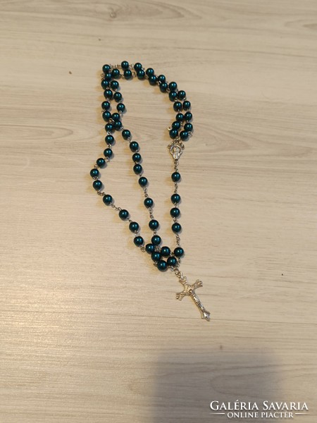 Rosary dark metallic blue