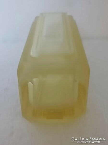 Art deco design moser yellow vase 20 cm