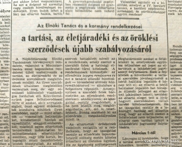 1964 október 6  /  Magyar Nemzet  /  Újság - Magyar / Napilap. Ssz.:  27472
