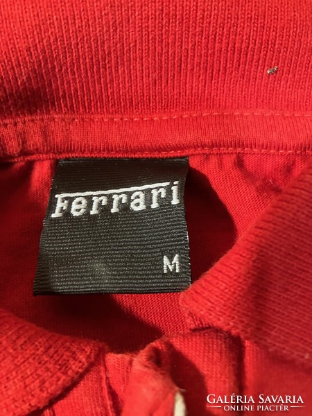 Ferrari trikó, eredeti, „M”-es méret, zipzáras (vintage)