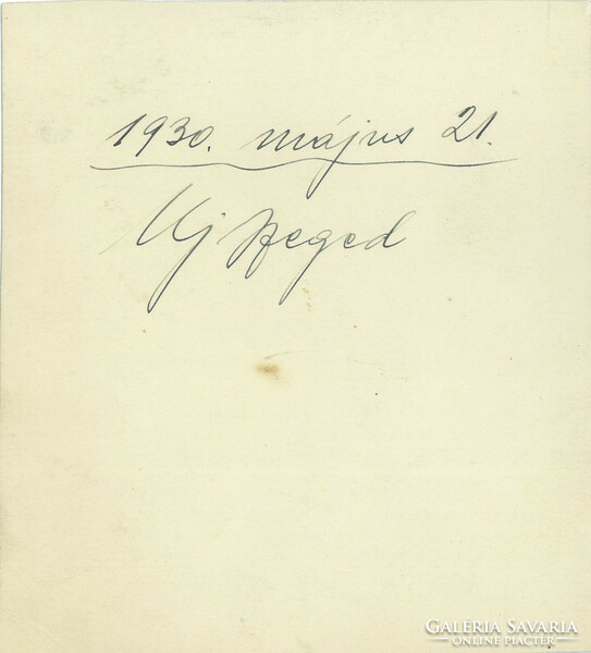 1930 – Újszeged, Népkör csoportkép. Eredeti papírkép