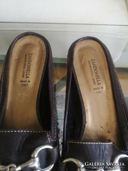 Zandorella 40 leather slippers