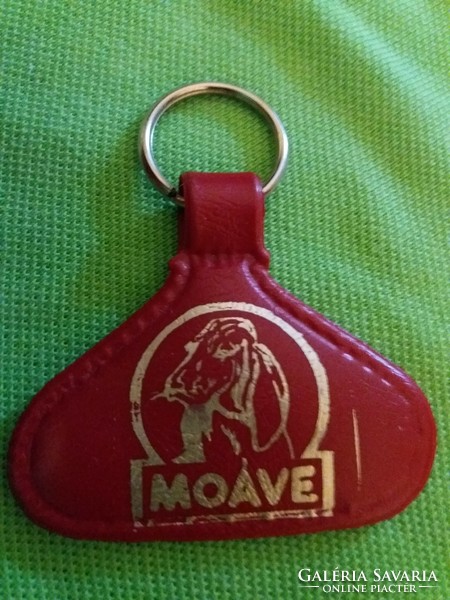 Retro advertising metal and leather keychain moave animal protector dog figure 2 in one according to the pictures
