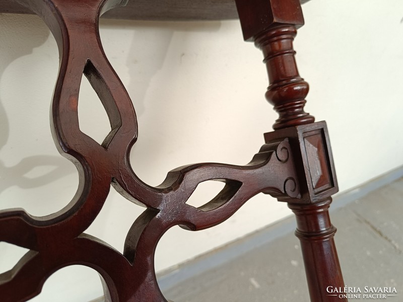 Antik térdeplő imaszék barokk bútor ima szék keményfa faragott imazsámoly keresztény 811 8667