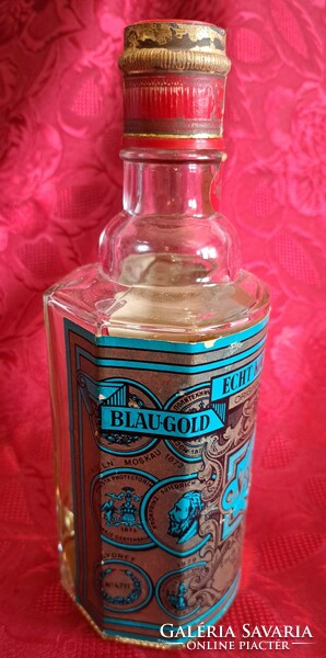 Régi nagy kölnis üveg, parfümös üveg (M4635)