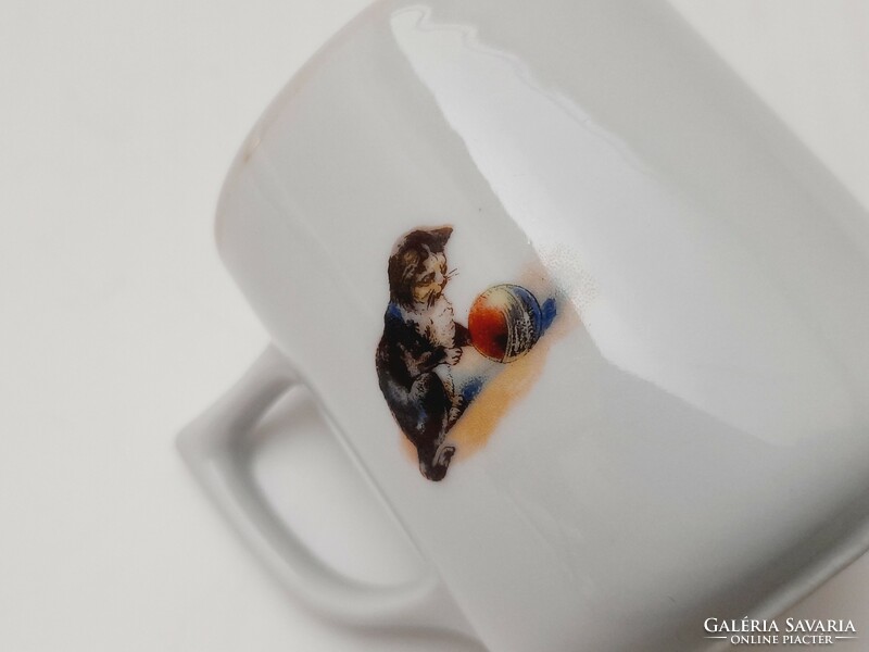Czech message mug, fairy tale mug, mug with children's pattern, coffee cup