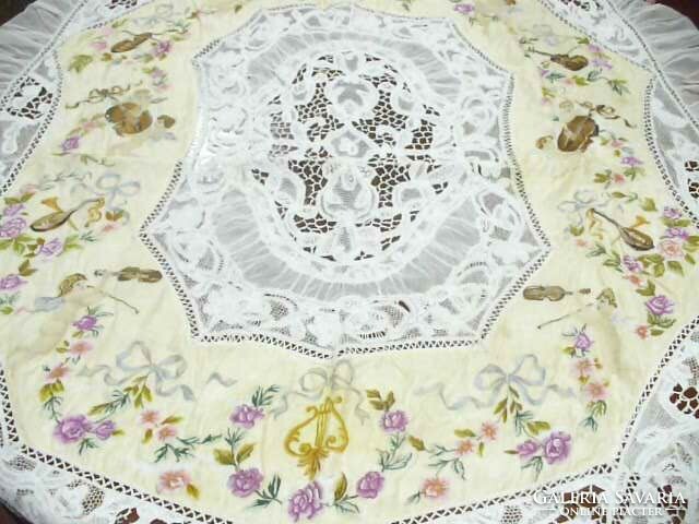 Beautiful antique tablecloth