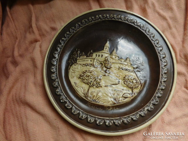Slovak folk art plate