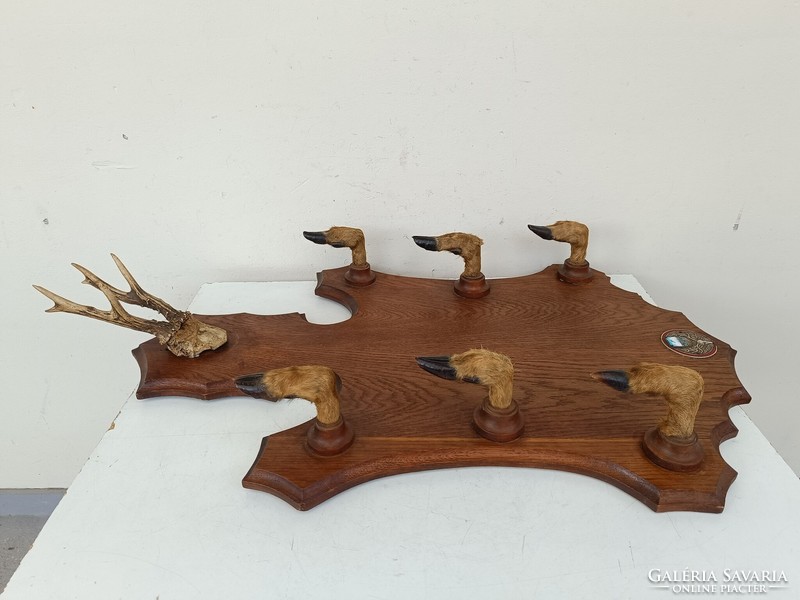 Antique hunter hunting furniture large clothes hanger hanger deer antlers trophy 781 8703