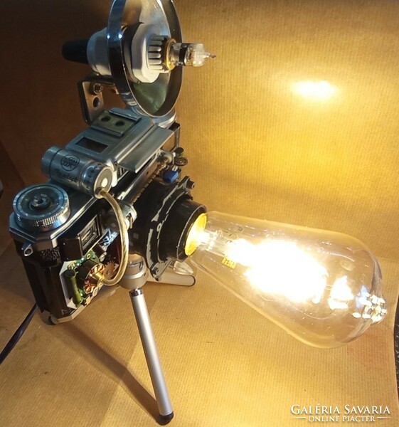 Steampunk -elektropunk kiev 4a type 3 camera lamp