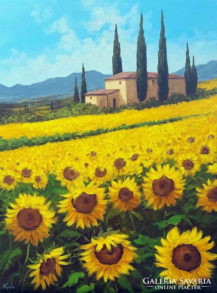 Tuscan summer - painting