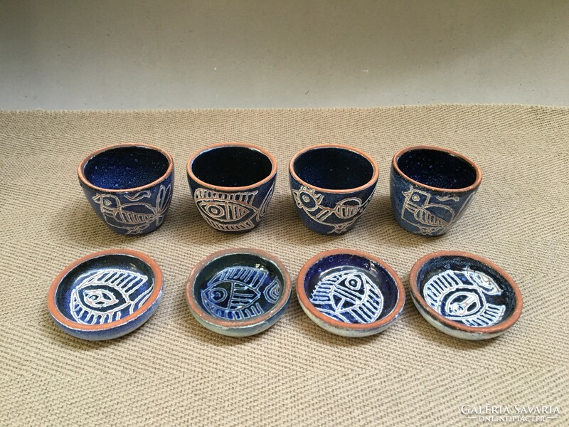 Sake set, handmade