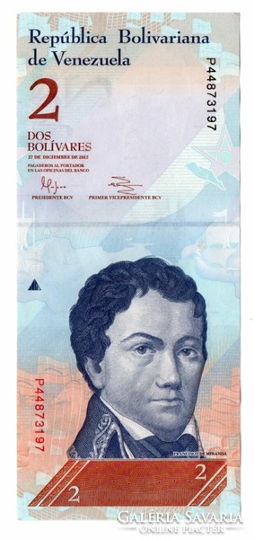 2 Bolivares 2012 Venezuela