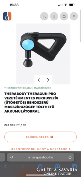 Theragun pro vibration massage device