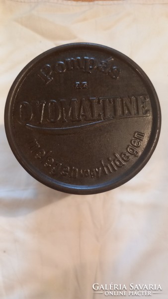 Old large metal ovomaltine box