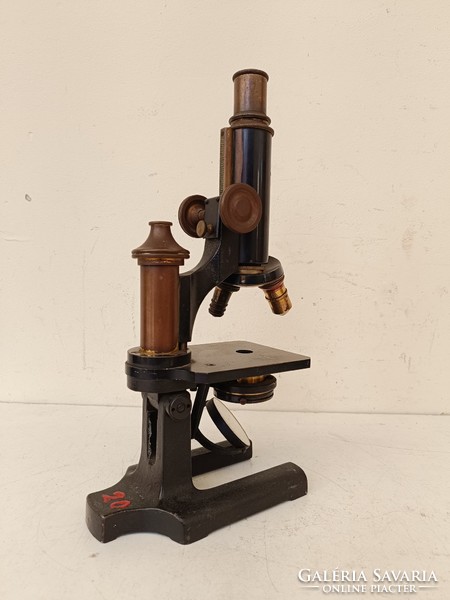 Antique microscope instrument without tool box technical antique 796 8731
