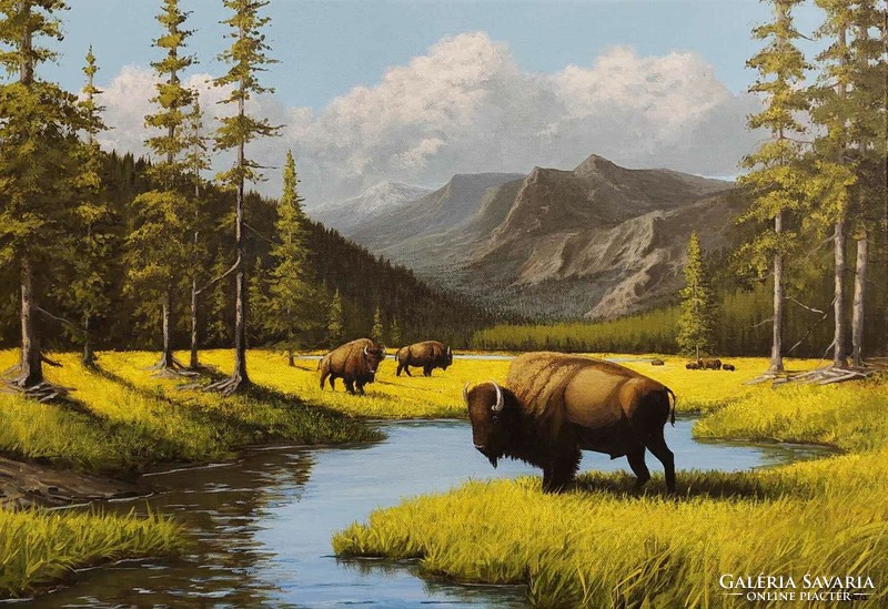 Yellowstone - painting