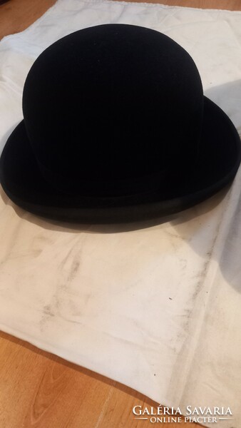 Rrr! Hungarian hard hat (Lipót Gutstein, Pope), beautiful, with lockable hat holder