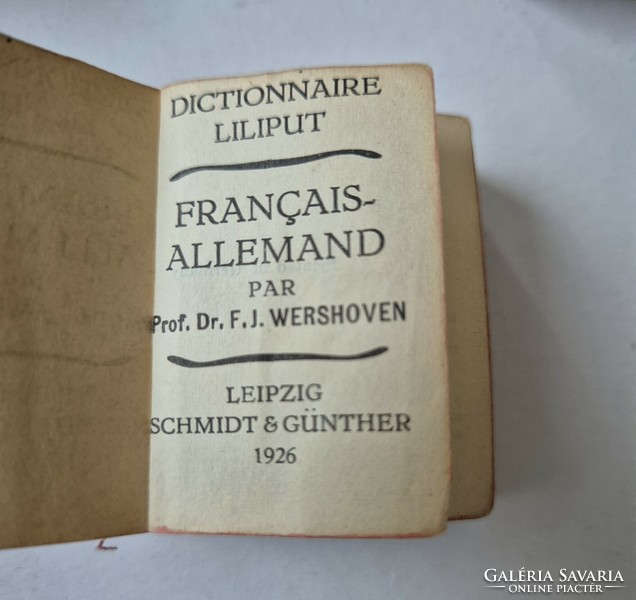 Lilliput books - German-English, English-German, German spelling, French-Polish, French-German -fran