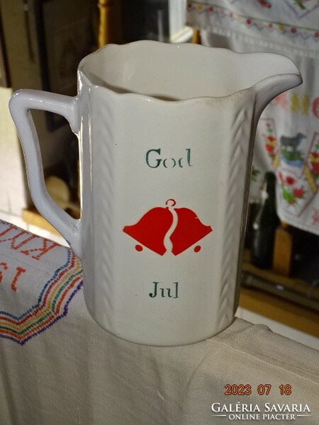 Granit water jug with god jul inscription is rare !!!!