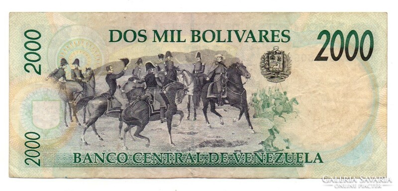 2,000 Bolivares 1997 Venezuela