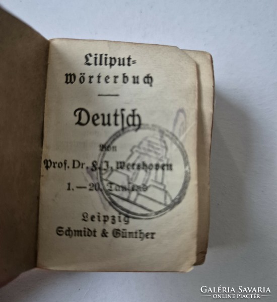 Liliput könyvek  - német-angol, angol-német, német helyesírás,  francia-lengyel, francia-német -fran
