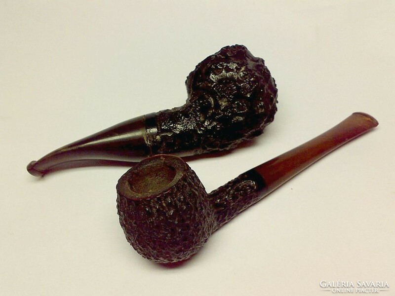 A couple of pipe specialties for lovers of rustic style, can be used with a smoke filter