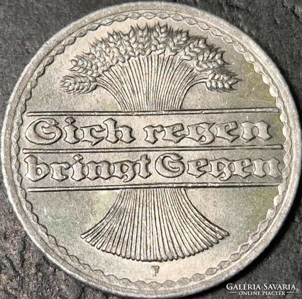 Germany, 50 pfennig, 1921. F.