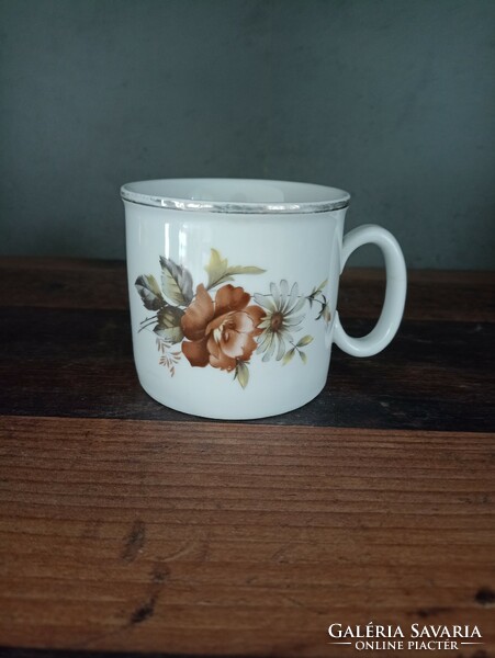 Zsolnay rose mug