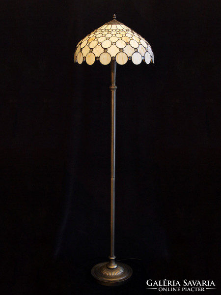 Tiffany floor lamp 160cm -- lampshade size 45x32cm -- lamp
