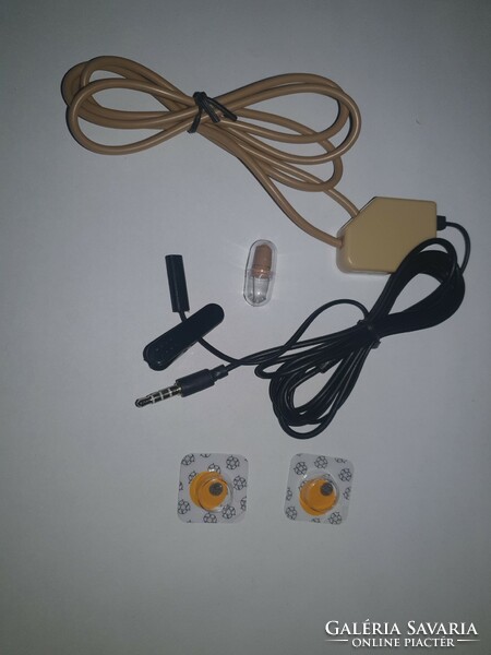 Mágneses micro headset + hurok spy mini nano füles Teljes Készlet - vizsga vizsgázás
