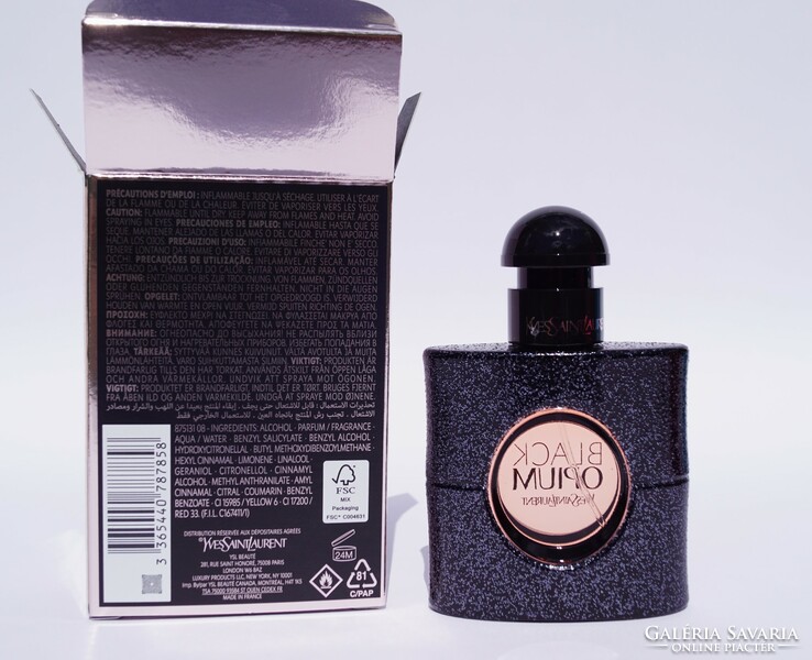Eredeti Yves Saint Laurent Black Opium edp 30 ml női parfüm