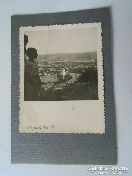 D202091 Régi fotó  Csesznek - 1936      - Keffel Ede  Győr