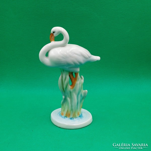 Ingyenes szállítással- Antik Drasche  Flamingó figura az 1940-es évekből