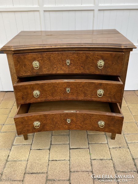 A rare chest of drawers with a nice shape