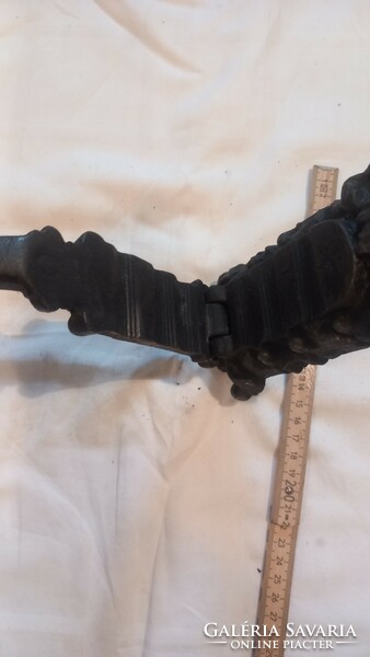 R! Old, large cast iron nutcracker (patent marked)