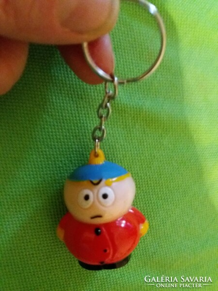 Retro traffic goods bazaar goods metal / plastic key ring Southpark - Eric Cartman figure according to the pictures