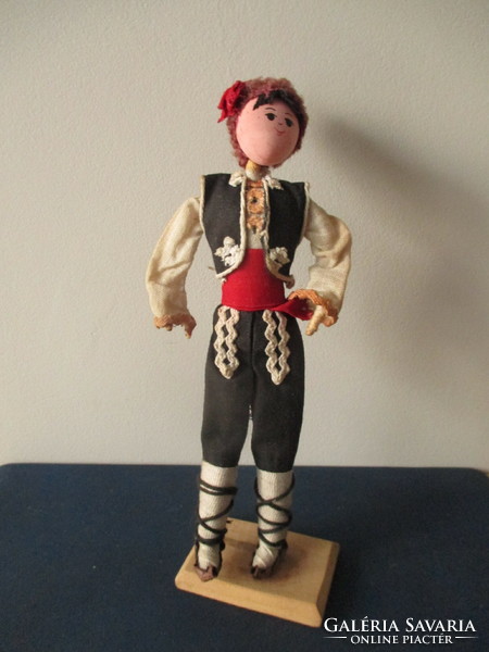 Souvenir doll in Bulgarian folk costume