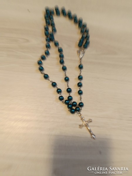 Rosary dark metallic blue