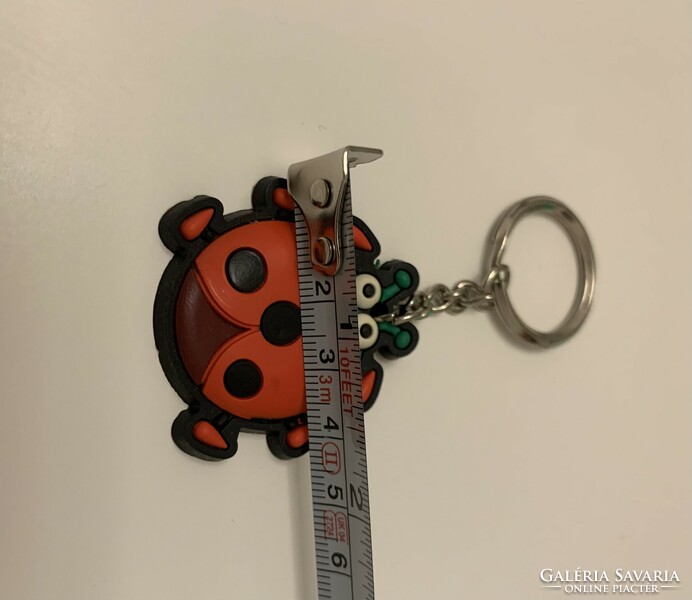 New ladybug keychain, total length approx. 10 cm