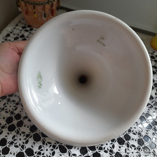 Schlagenwald Art Nouveau serving bowl with base