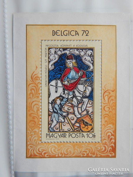 1972. Belgica block ** (400 HUF)