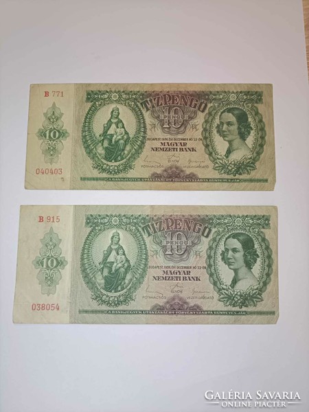 10db 1936-os 10 pengő eladó!