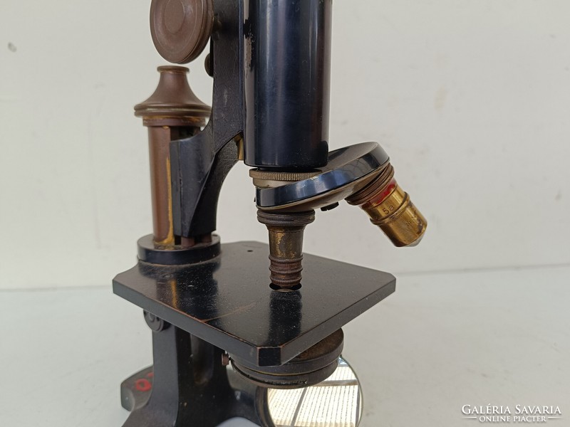 Antique microscope instrument without tool box technical antique 796 8731