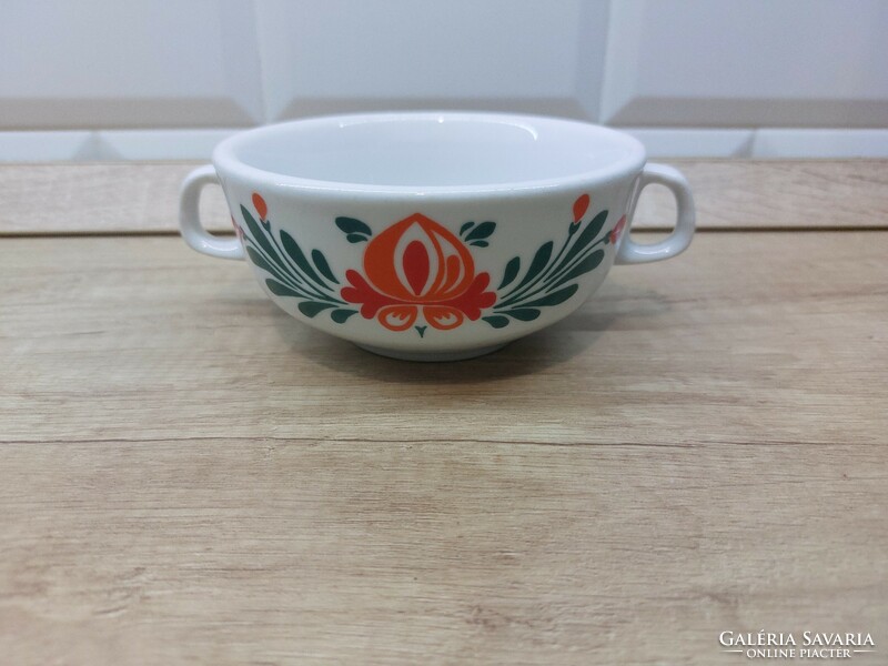 Rare Alföldi porcelain soup cup