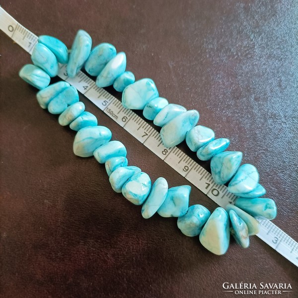 Blue mineral bracelet