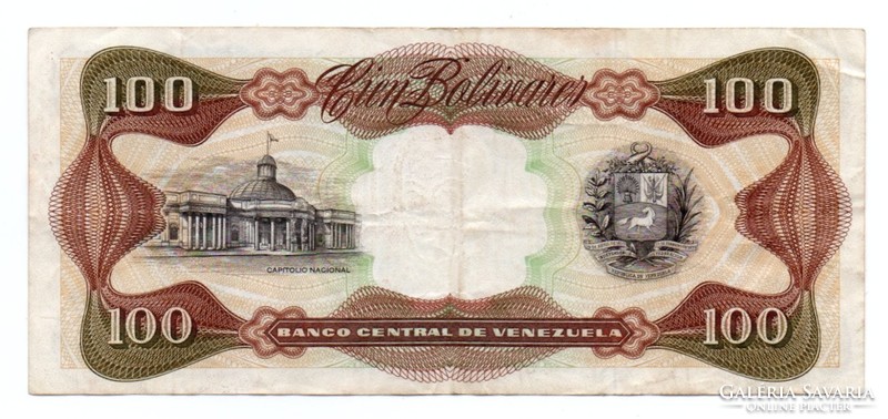 100     Bolivares   1990     Venezuela