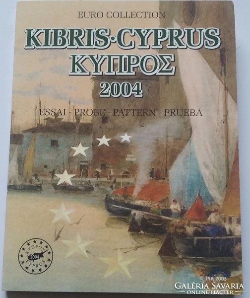 2004 Kibris Cyprus-euro traffic line, in decorative case
