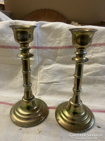 Pair of candle holders