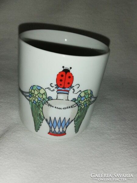 Rare cup with rupert stockle ladybird painting